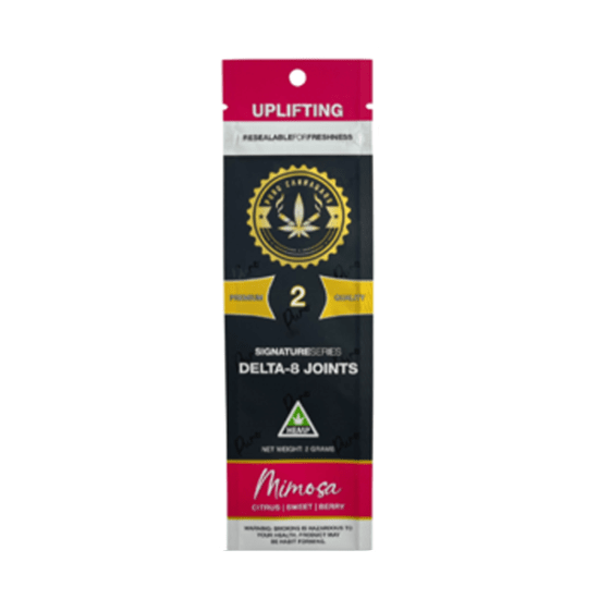 2-Pk Delta-8 Joints Pre-Rolled (Mimosa) - Image 2