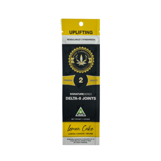 2-Pk Delta-8 Joints Pre-Rolled (Lemon Cake)