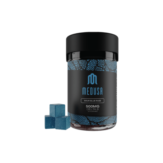 Delta-8 Gummies-Sour Blue Razz