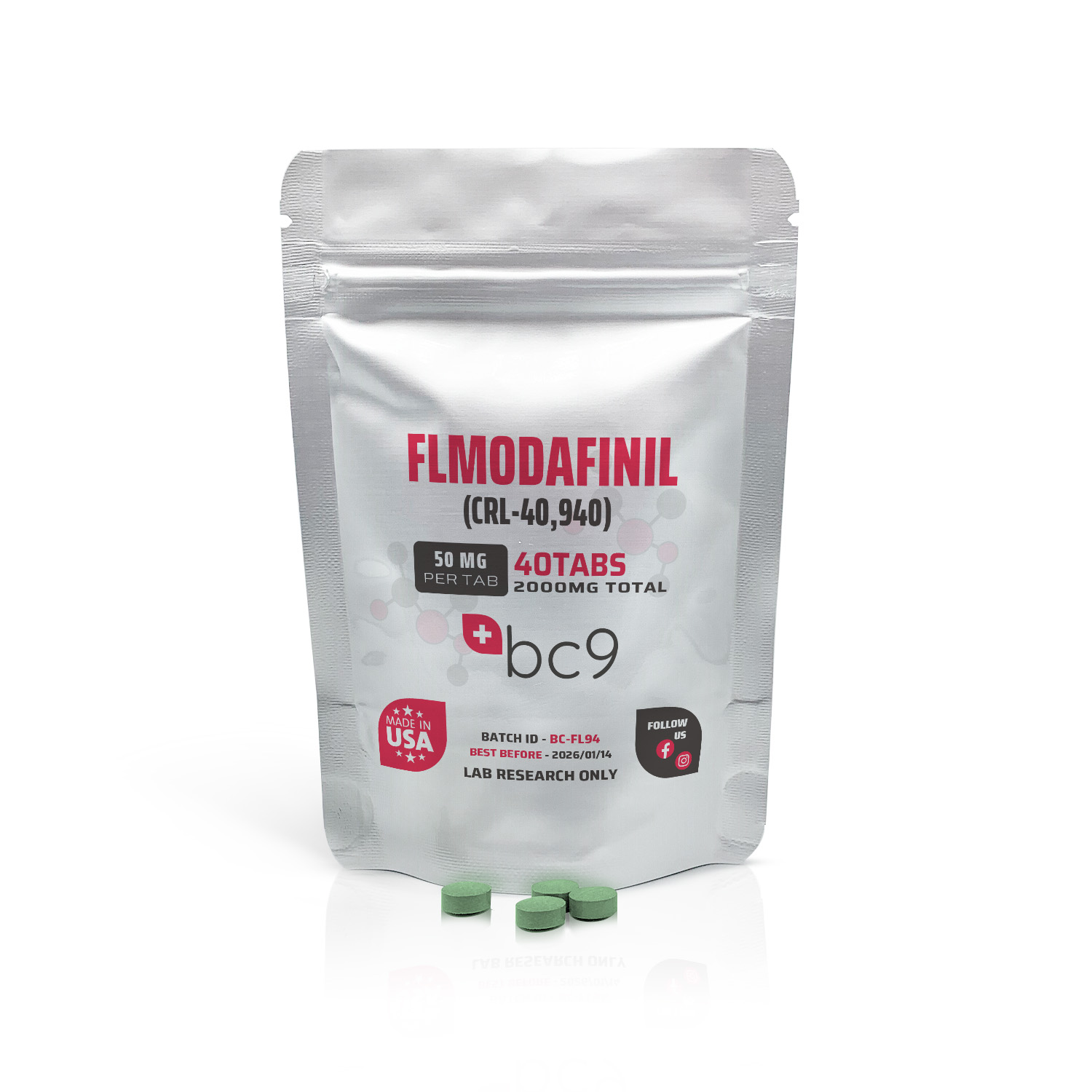FLModafinil (CRL-40,940) 50mg