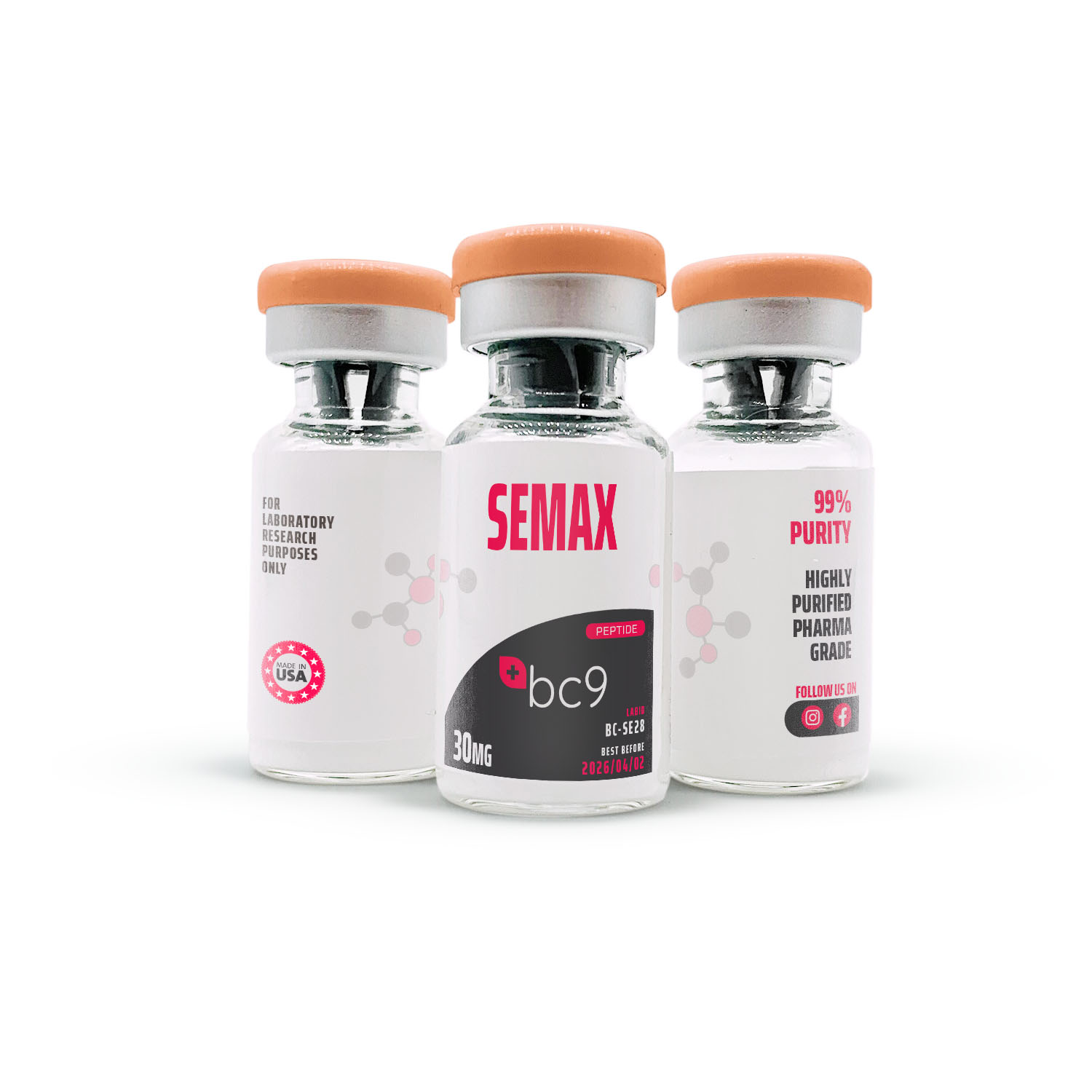 Semax peptides 30mg
