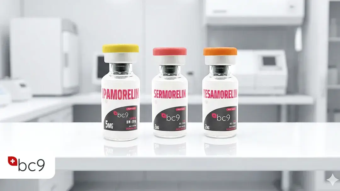Sermorelin vs Ipamorelin vs Tesamorelin